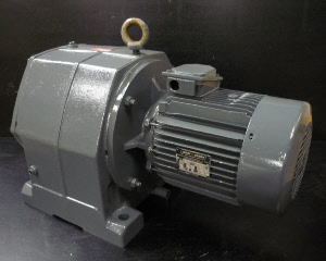 Refurbished Leroy Somer 4kw Motor/Gearbox LS112M1 - 18rpm output - Duotek Surplus Machinery