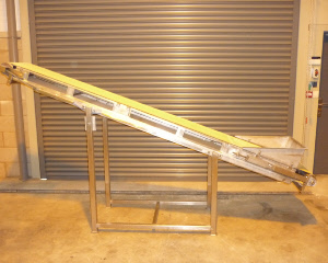 Stainless Steel Incline Conveyor 3100mm long - Duotek Surplus Machinery